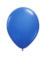Ballons unis - x24 - bleu métallique
