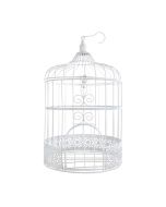 Urne cage oiseau - banche 