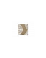 Livre d'or kraft motif blanc