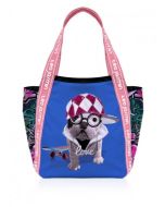 Sac cabas Teo Jasmin Hip Hop - sky indigo