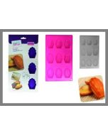 Moule en silicone pour madeleines - Plusieurs couleurs disponibles