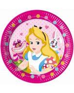 8 assiettes Alice au Pays des Merveilles