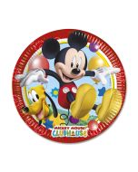 8 assiettes Playful Mickey - 23 cm 
