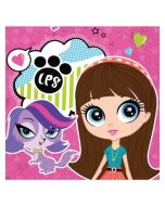 serviette little petshop