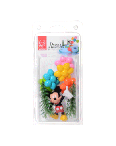 Kit pour gâteau Mickey avec ballons et sapins