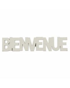 6 mots « Bienvenue » - blanc