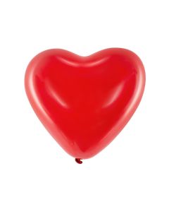Ballon de Baudruche cœur Rouge x6