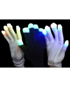 gants noirs led