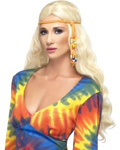 Bandeau hippie années 60 - Orange