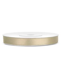 Ruban satin 6 mm - beige