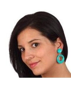 Boucles d'oreilles - bleu