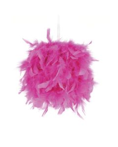 Boule Plûmes fuchsia – 40 cm