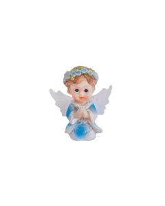 Figurine communion garçon avec ailes d'ange 