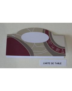 10 Cartes de table communion