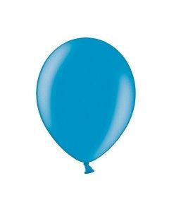 50 ballons 27 cm - turquoise métallisé