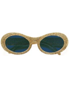 Lunettes à Paillettes - Gold