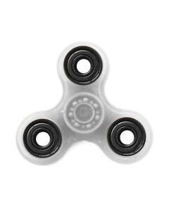 Hand spinner transparent gris